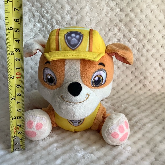 Paw Patrol Rubble Dog Stuffed Animal Plush Toy - Picture 2 of 5